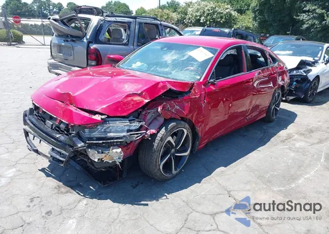 2019 Honda Accord Sport из США, поврежденный, VIN 1HGCV1F33KA033112